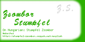 zsombor stumpfel business card